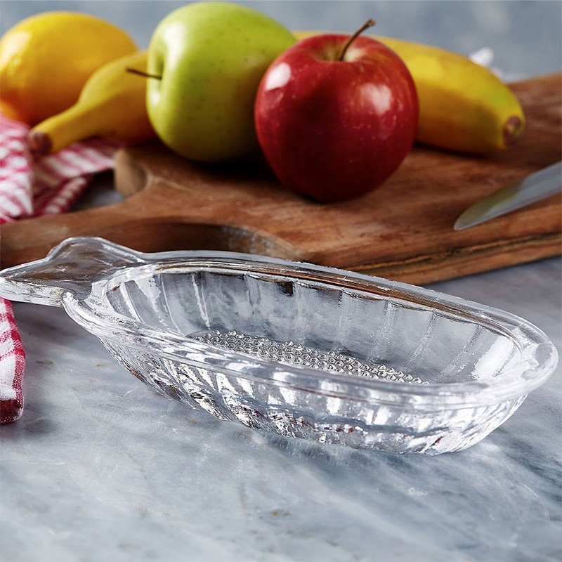 Pasabahce Glass Apple Grater, Puree Maker, Manual Food Processor, 8 in