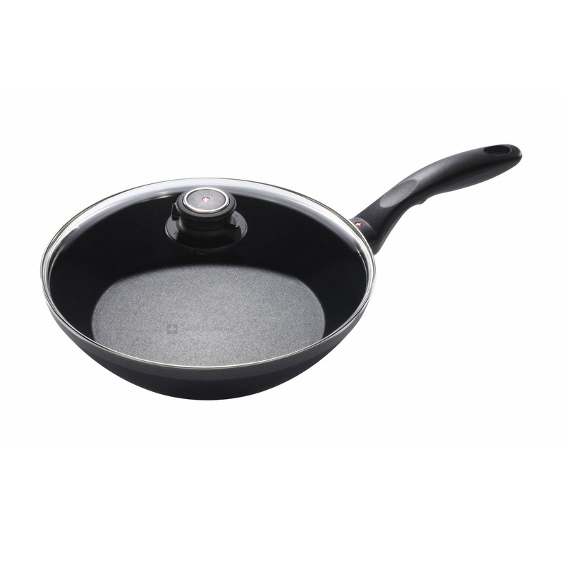 Swiss Diamond – 11″ Induction EDGE Stir Fry Pan w/Glass Lid