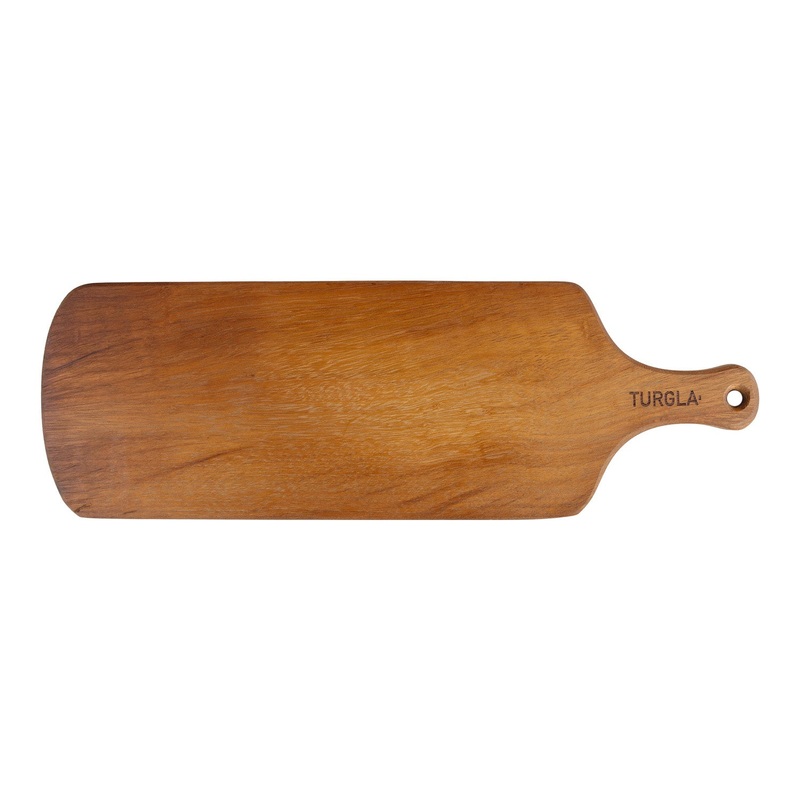 Wood 22″ x 7″ Rectangular Brown Wood Serving