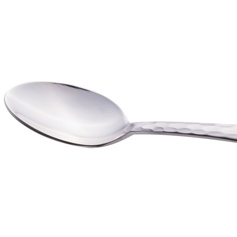 World Tableware 794 007 Aspire 4 1/2″ 18/0 Stainless Steel Medium Weight Demitasse Spoon – 12/Pack