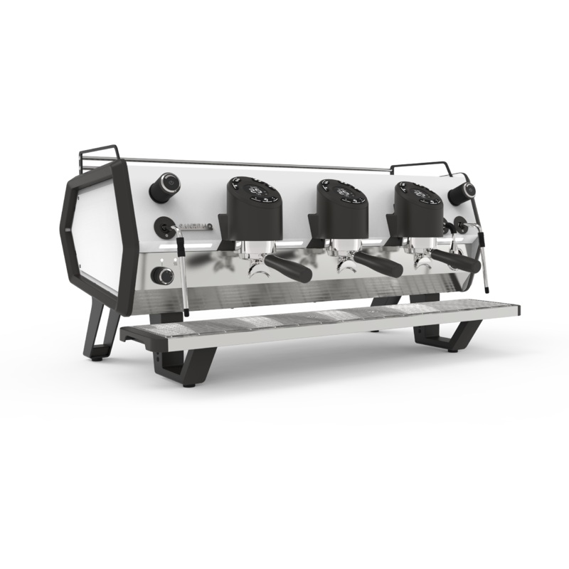 Sanremo D8 Pro 3 Group Commercial Espresso Machine – Black & White