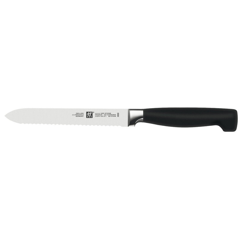 Zwilling J.A. Henckels Four Star 5″ Serrated Utility Knife