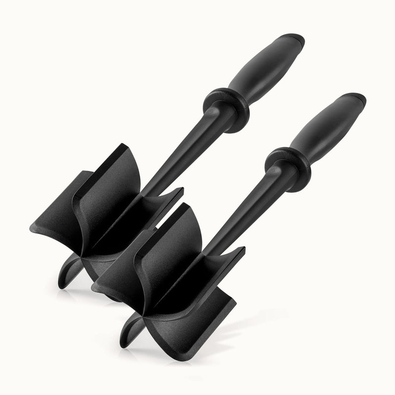 2-Pack Ground Beef Chopper & Hamburger Smasher Tool