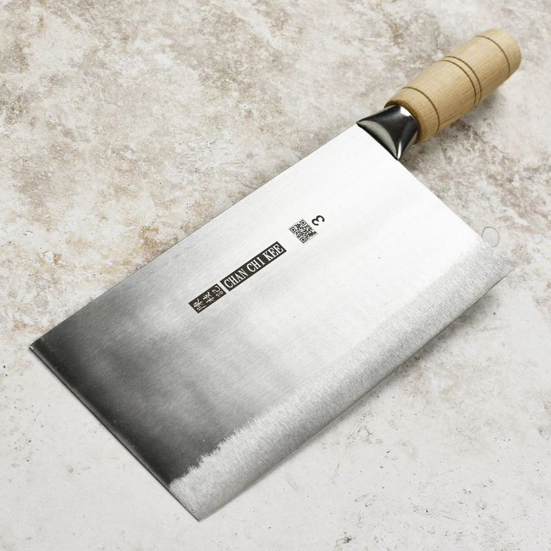 CCK Slicer 9″ Carbon Steel Chinese Cleaver, Polished