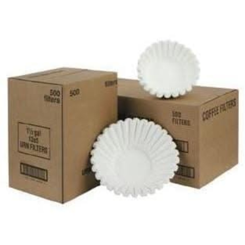Fetco F002 13 x 5 in. Paper Coffee Filters 500 Count