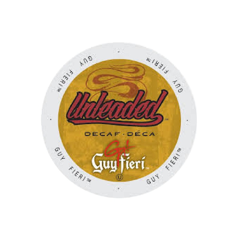 Guy Fieri Unleaded Decaf Single-Serve Coffee Pods (Case of 96)