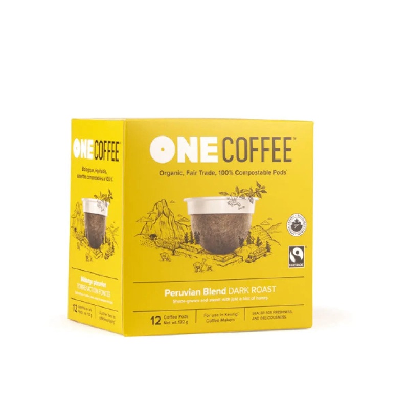 OneCoffee Peruvian Single-Serve Pods (Case of 72)
