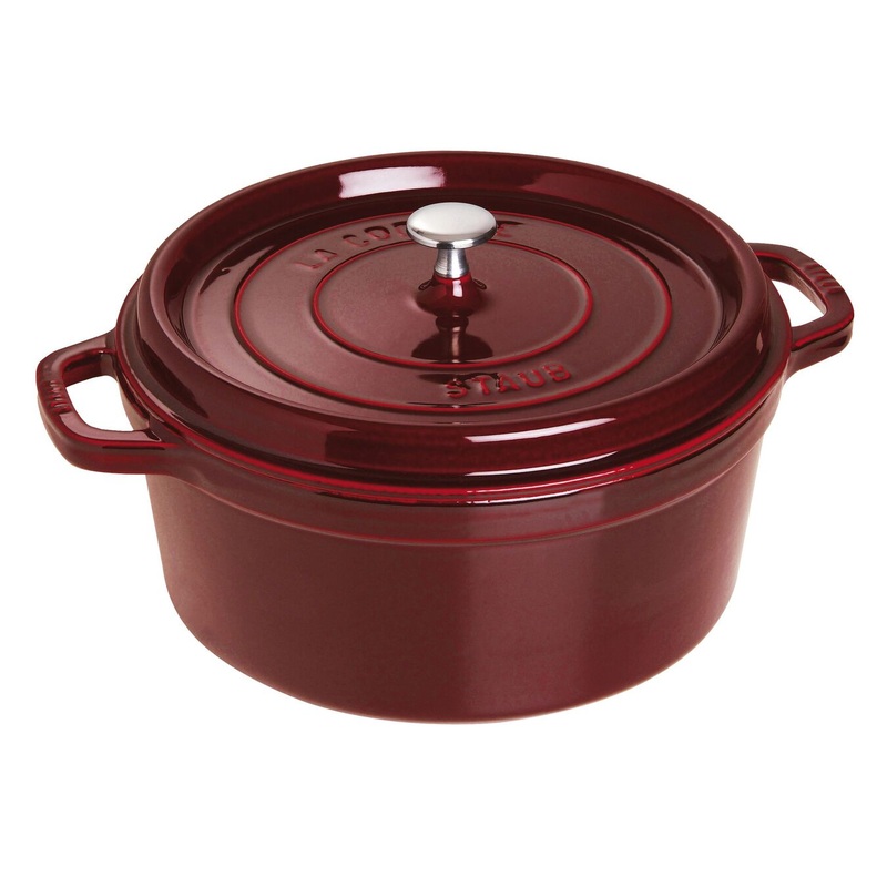 Staub 9 Qt Round Cocotte – Grenadine