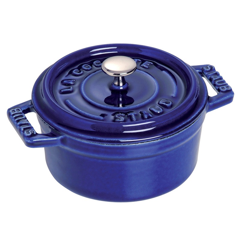 Staub Cast Iron 0.25-qt Mini Round Cocotte