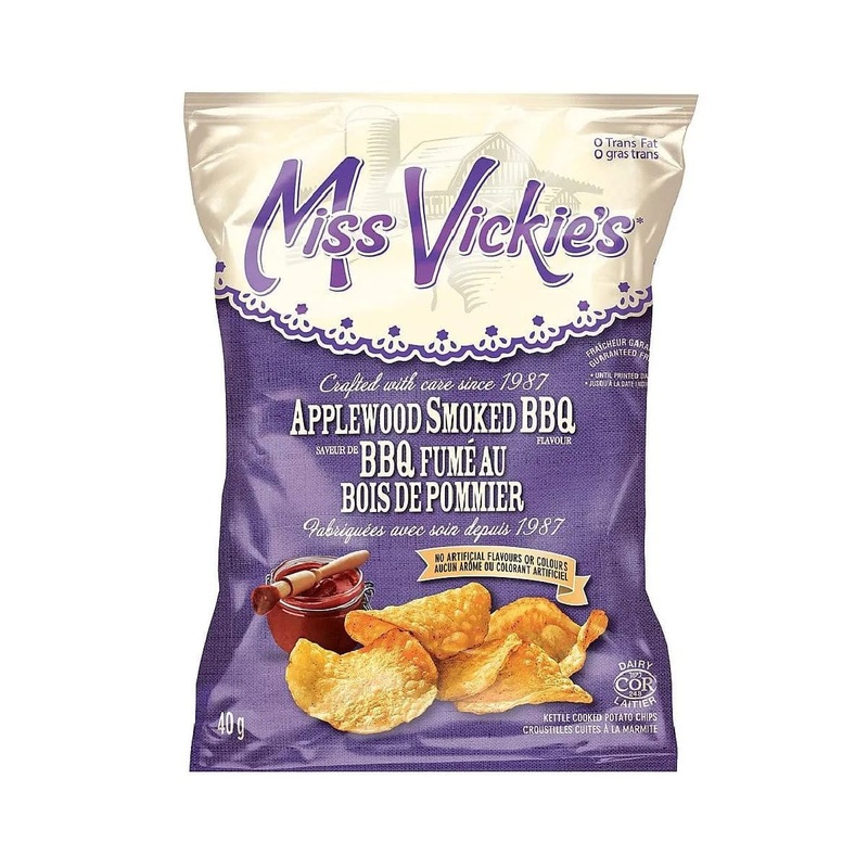 Bulk Miss Vickie’s Applewood Smoked Barbecue Chips (Box of 40 Bags)