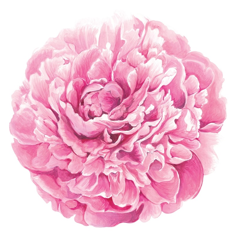 Hester & Cook Die-cut Peony Placemat