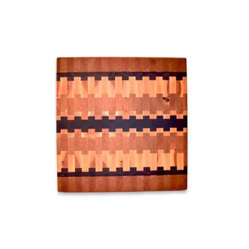 Square End Grain Butcher Block, 16x16x2