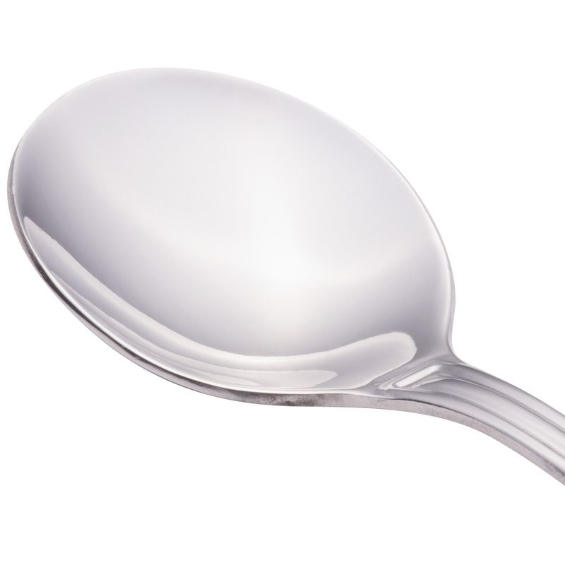 Walco 9012 Barony 5 11/16″ 18/0 Stainless Steel Heavy Weight Bouillon Spoon – 12/Pack