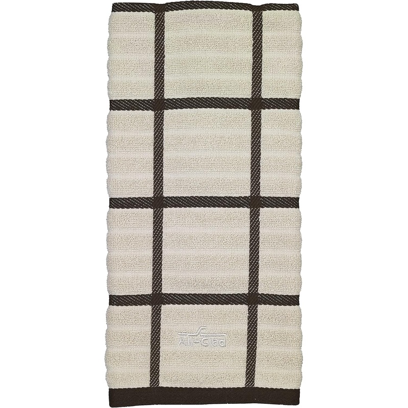 All-Clad – Kitchen Towel – Check Almond