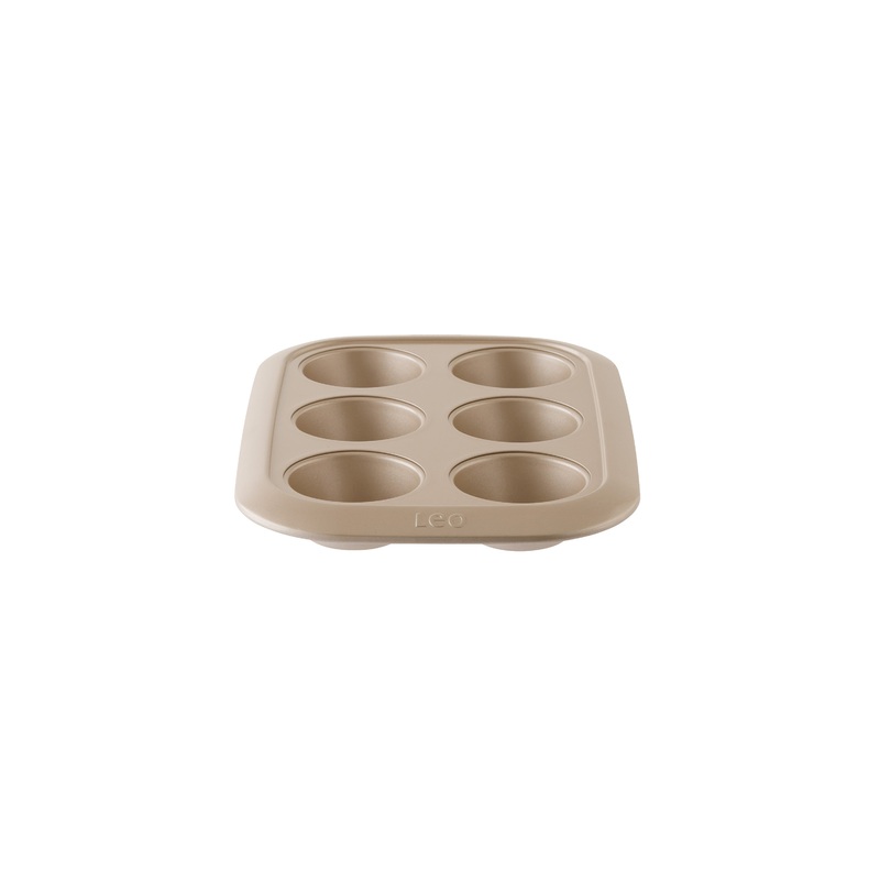 BergHOFF Balance Nonstick Carbon Steel 6-cup Cupcake Pan 2.5″