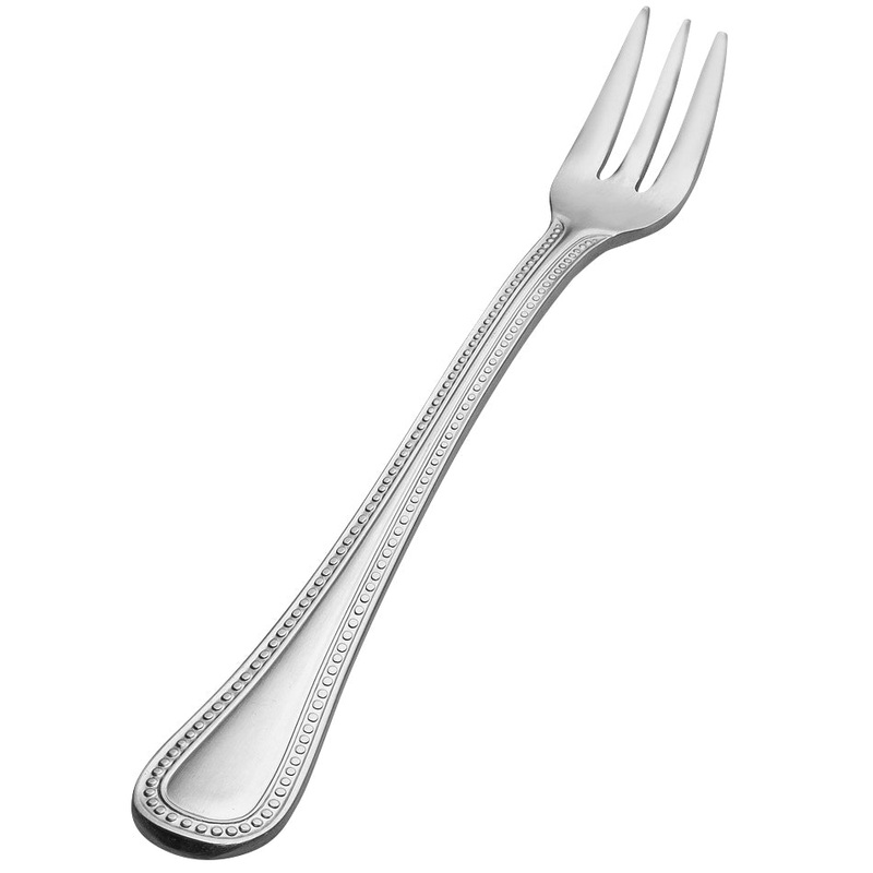 Bon Chef SBS3308 Sombrero 5 5/8″ 18/0 Extra Heavy Weight Bonsteel Cocktail Fork – 12/Pack