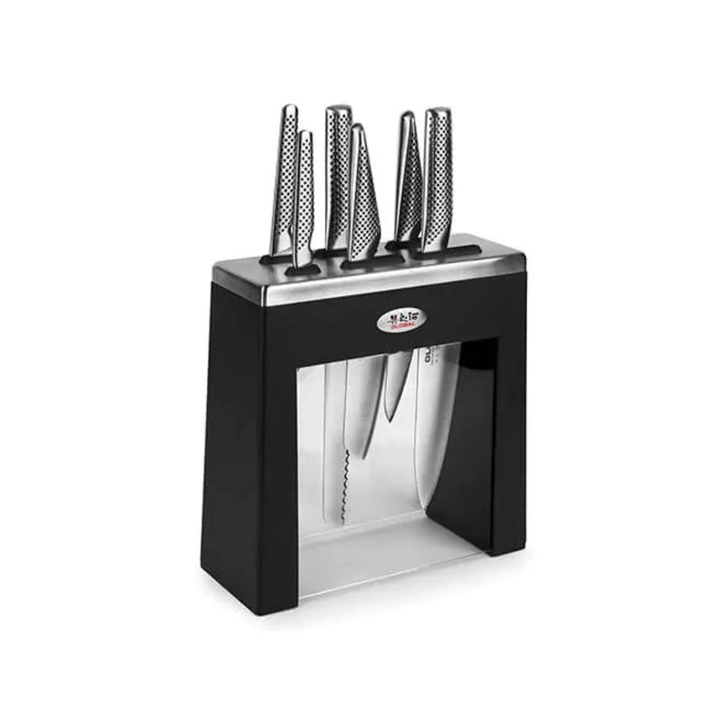 Global G-79620 – 7 Pc. Kabuto Knife Block Set