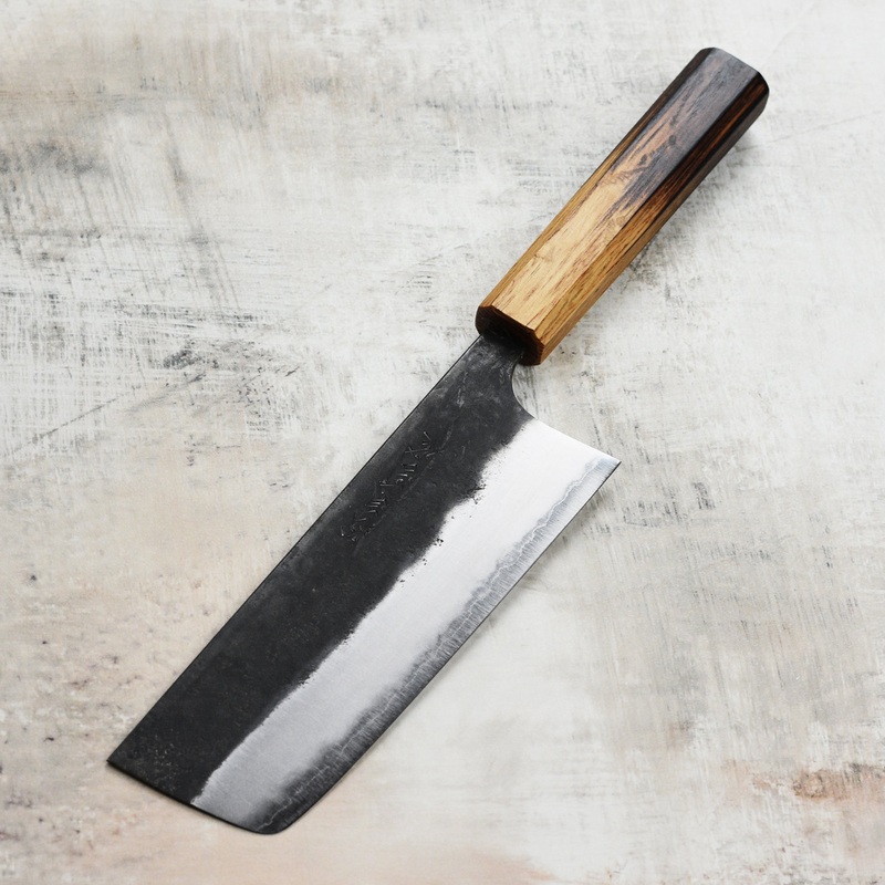 Matsubara Shirogami #1 Kurouchi Stainless Clad 6.5″ Nakiri