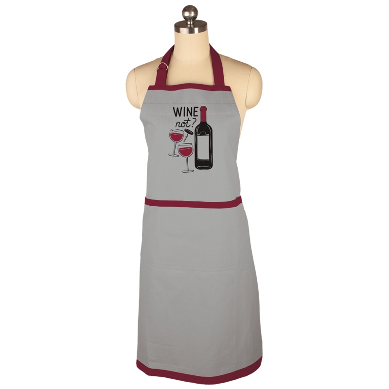 MU Kitchen- Apron- Wine Not