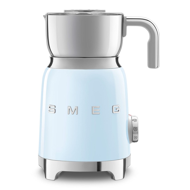 Smeg 50’s Retro Style Aesthetic MFF11 Pastel Blue Milk Frother