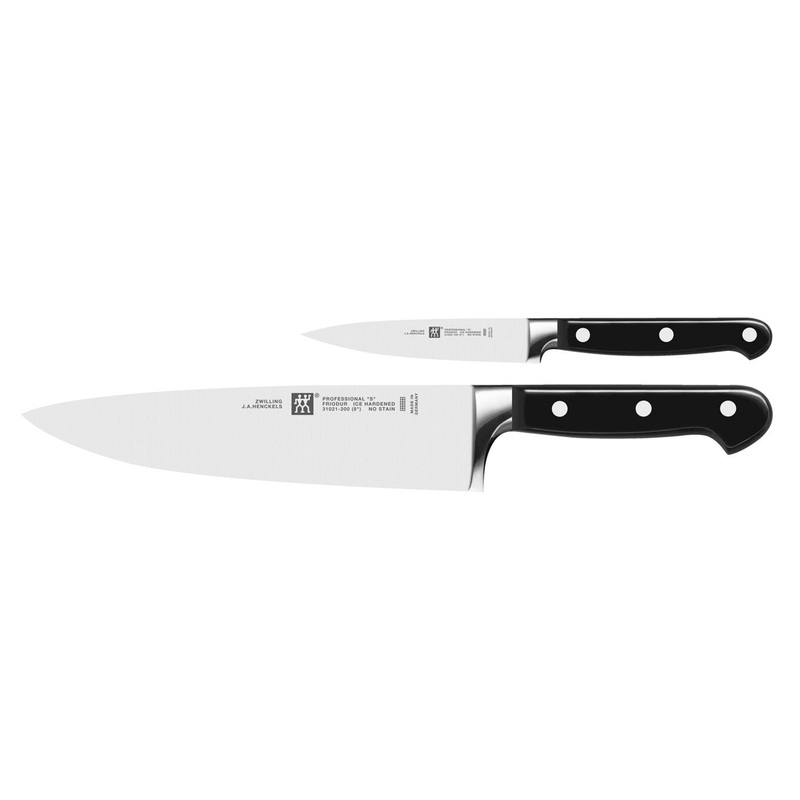 Zwilling Professional S 2-Piece Carbon Steel Chef’s Knife Set