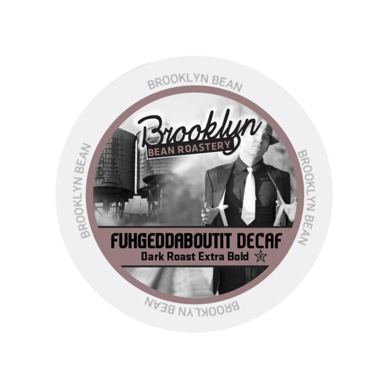 Brooklyn Bean Fuhgeddaboutit Decaf Extra Bold Single-Serve Coffee Pods (Box of 40)