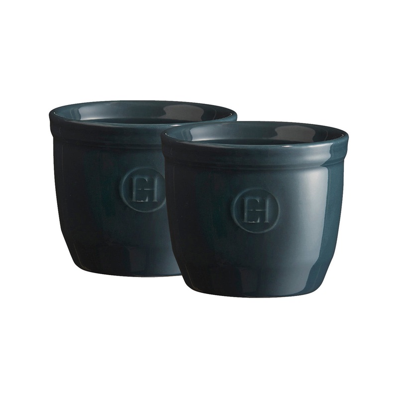 Emile Henry Made in France 6.75 oz Ramekin, Set of 2, 3.25″ by 2.75″