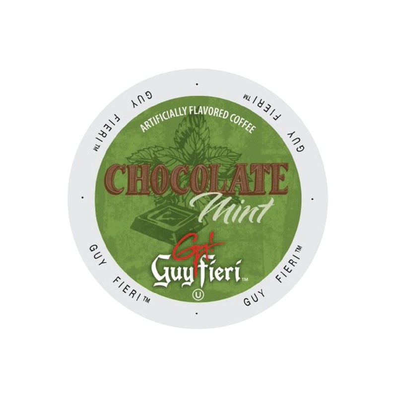 Guy Fieri Chocolate Mint Single-Serve Coffee Pods (Case of 96)