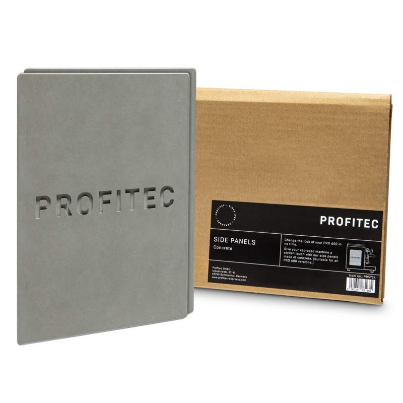 Profitec Pro 600 Side Panels (Set Of 2) – Concrete