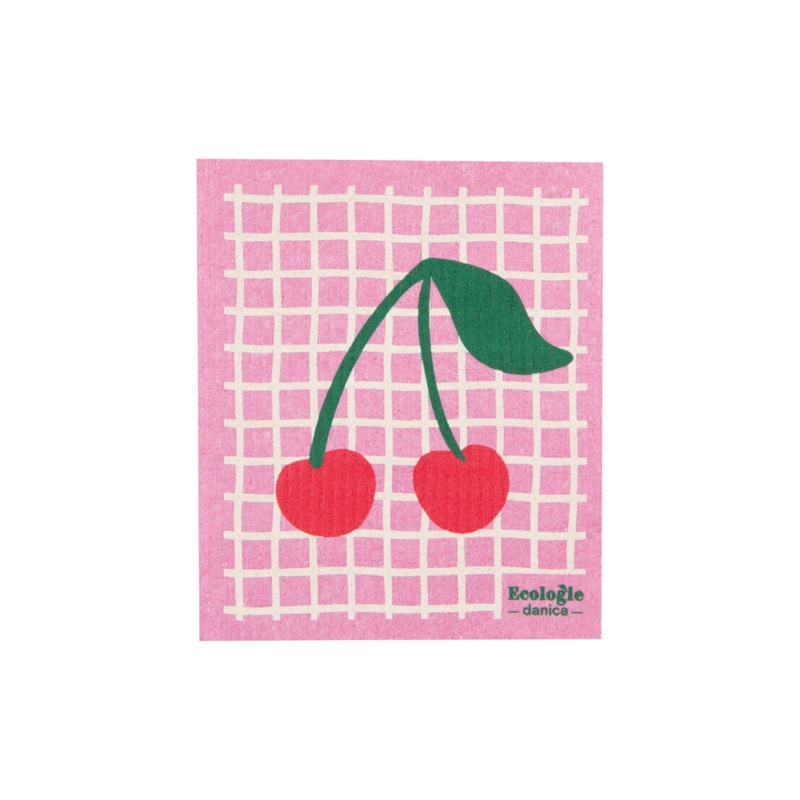 Swedish Sponge Cloth – Very Cherry