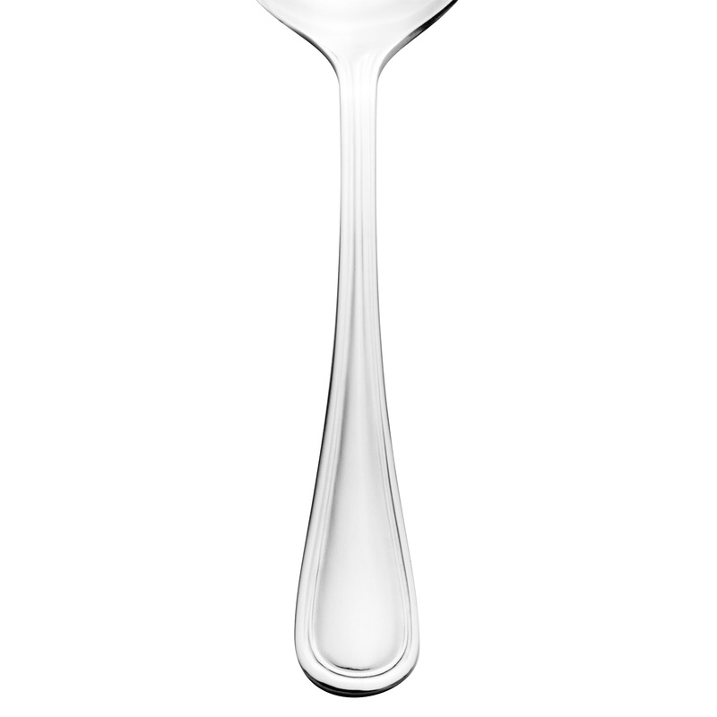Walco 7112 Marcie 5 1/2″ 18/0 Stainless Steel Heavy Weight Bouillon Spoon – 12/Pack