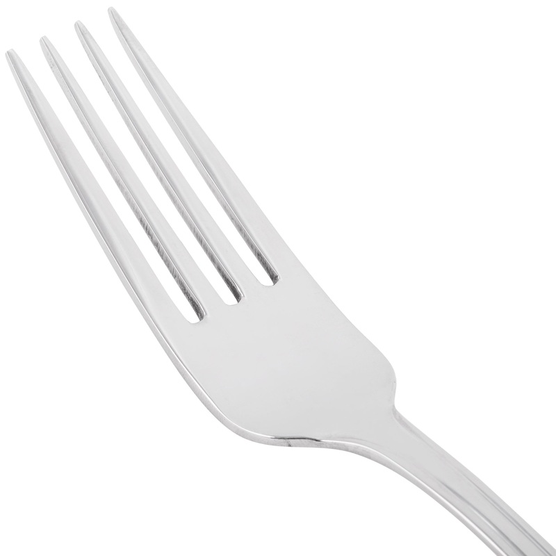 World Tableware 981 030 Sonata 7 3/8″ 18/8 Stainless Steel Extra Heavy Weight Dessert Fork – 12/Pack