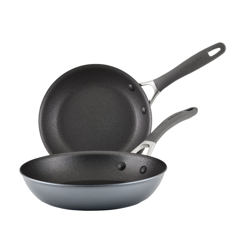 8.5-Inch and 10-Inch ScratchDefense A1 Series Nonstick Frying Pan Set