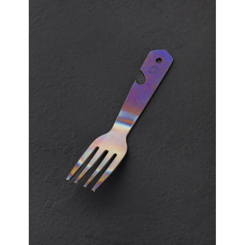 Anodized Titanium Fork + Opener