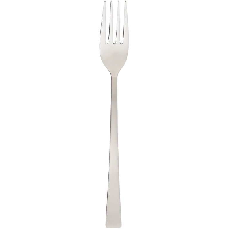 Arcoroc FJ801 Latham Sand 8 1/4″ 18/10 Extra Heavy Weight Stainless Steel Dinner Fork by Arc Cardinal – 12/Pack