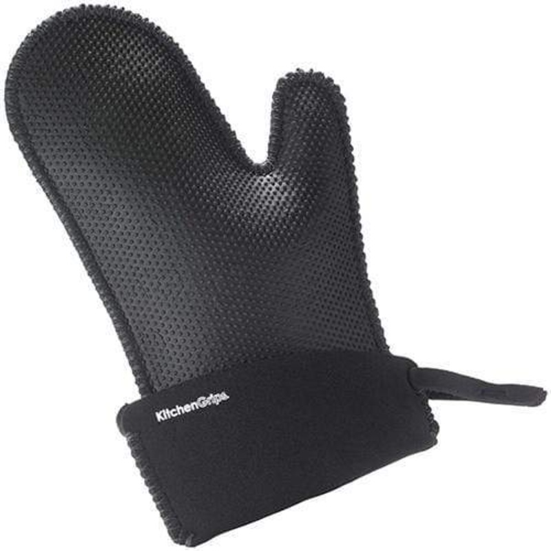 Duncan Kitchen Grips Chef’s Black Oven Mitt – Size Large