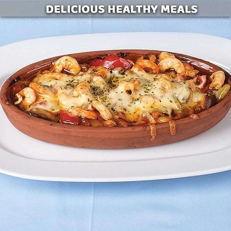 Fish Bowl Clay Set for Stovetop and Oven-Cooking, 2 Pcs