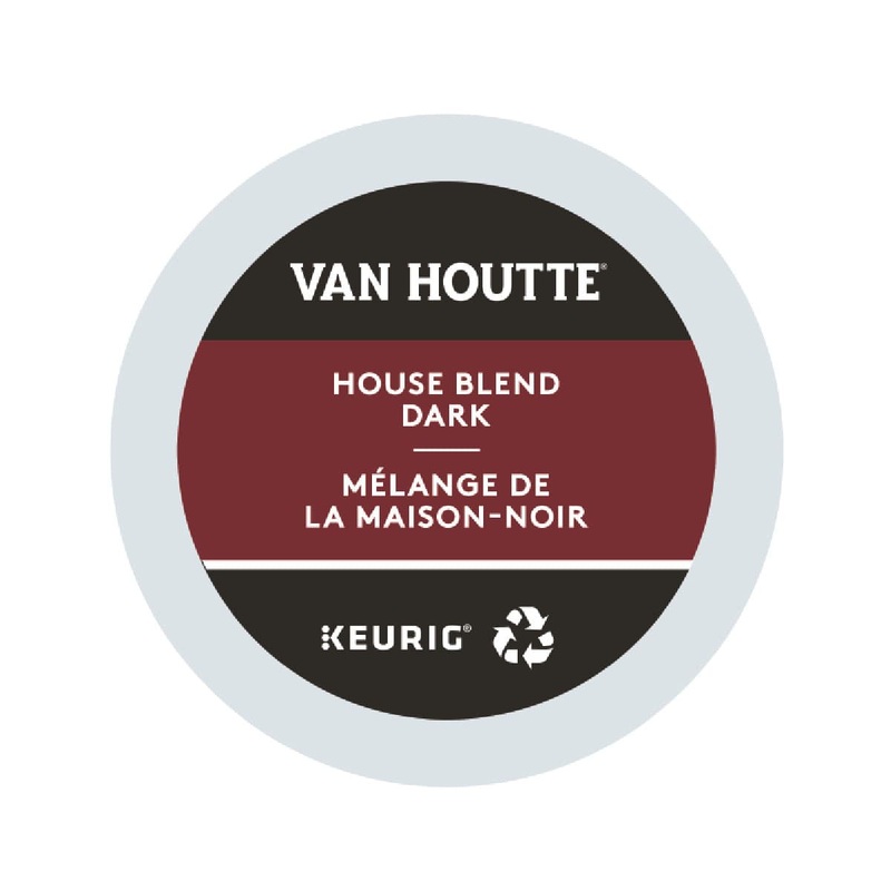 Van Houtte Original House Blend Dark K-Cup Recyclable Pods (Box of 24)