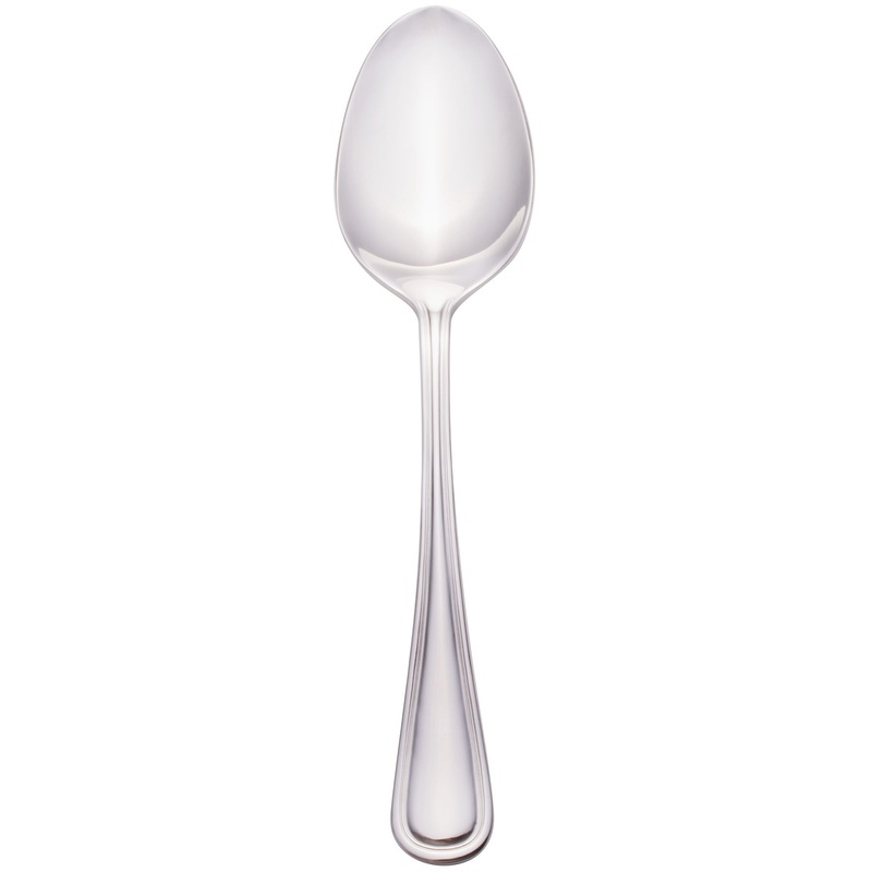 Walco PAC03 Pacific Rim 8 1/4″ 18/10 Stainless Steel Extra Heavy Weight Tablespoon / Serving Spoon – 12/Pack