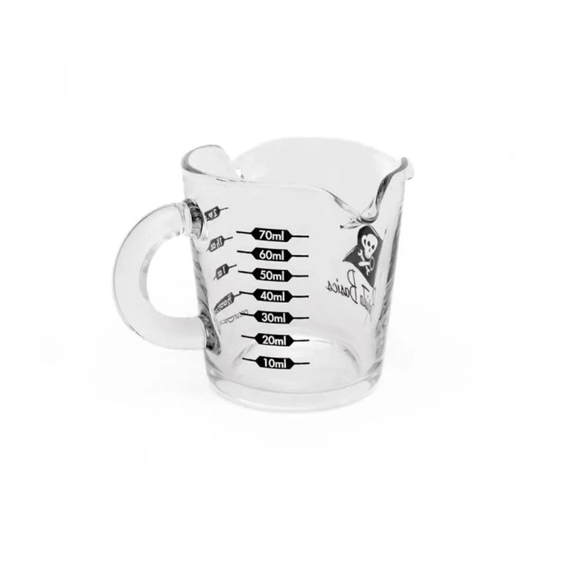 Barista Basics Clear Measurement Triple-Spout Shot Glass (3oz/ 89ml)