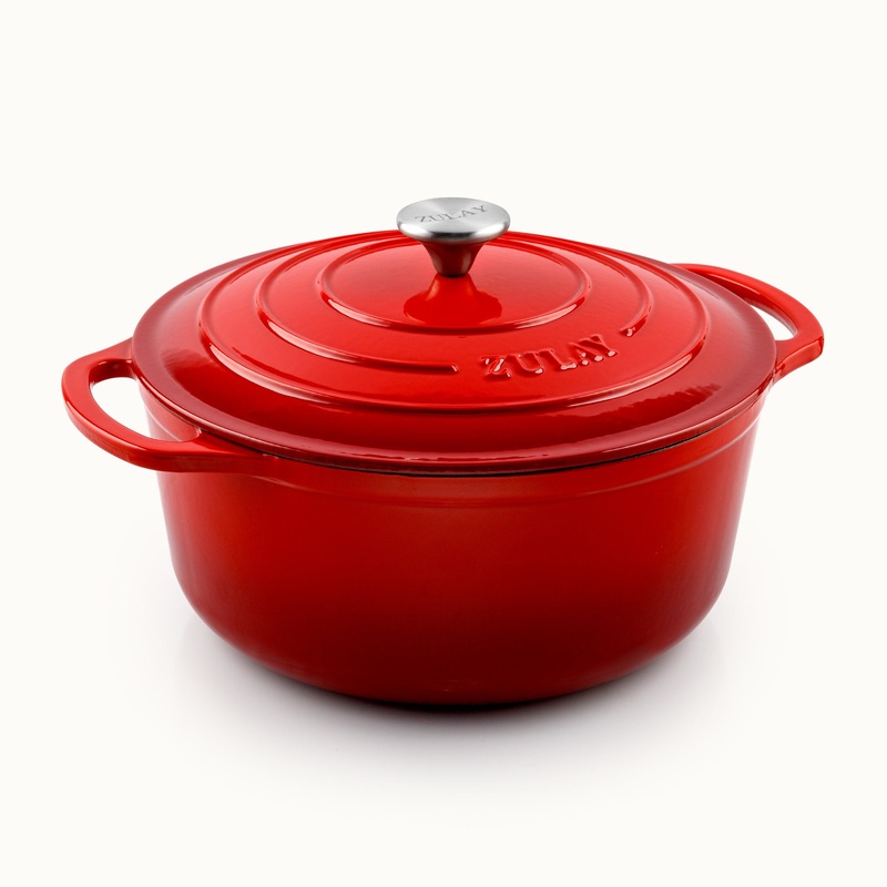 Enameled Cast Iron Dutch Oven with Lid – 6 Quart