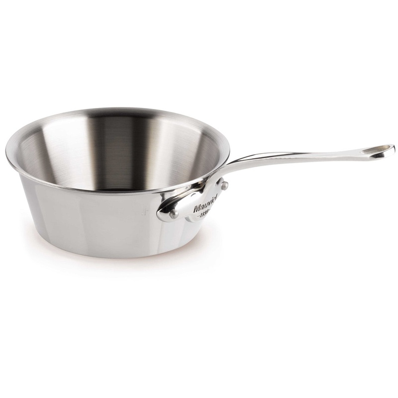 Mauviel M’Cook 1.1 qt. Splayed Saute Pan Cast Handle