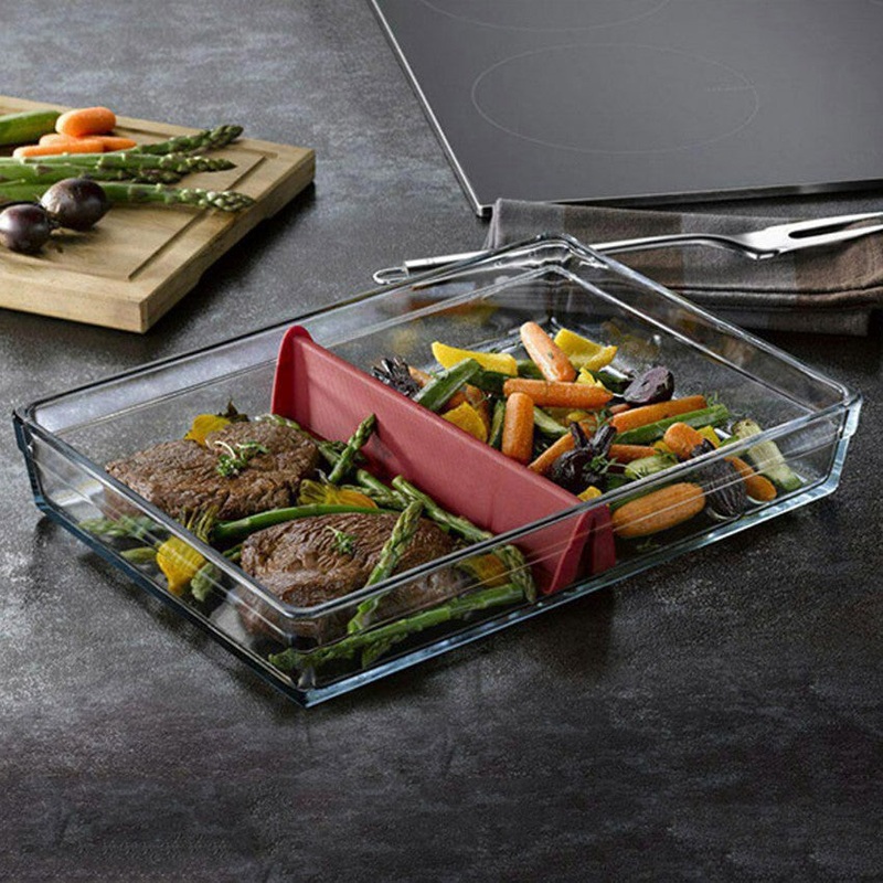 Pasabahce Borcam Rectangular Glass Bakeware Dish, 85 Oz (2500 cc)