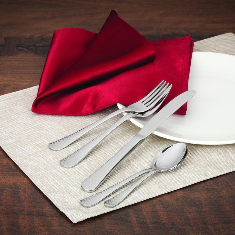 Walco 6206 Cohasset 7 1/8″ 18/0 Stainless Steel Heavy Weight Salad Fork – 12/Pack