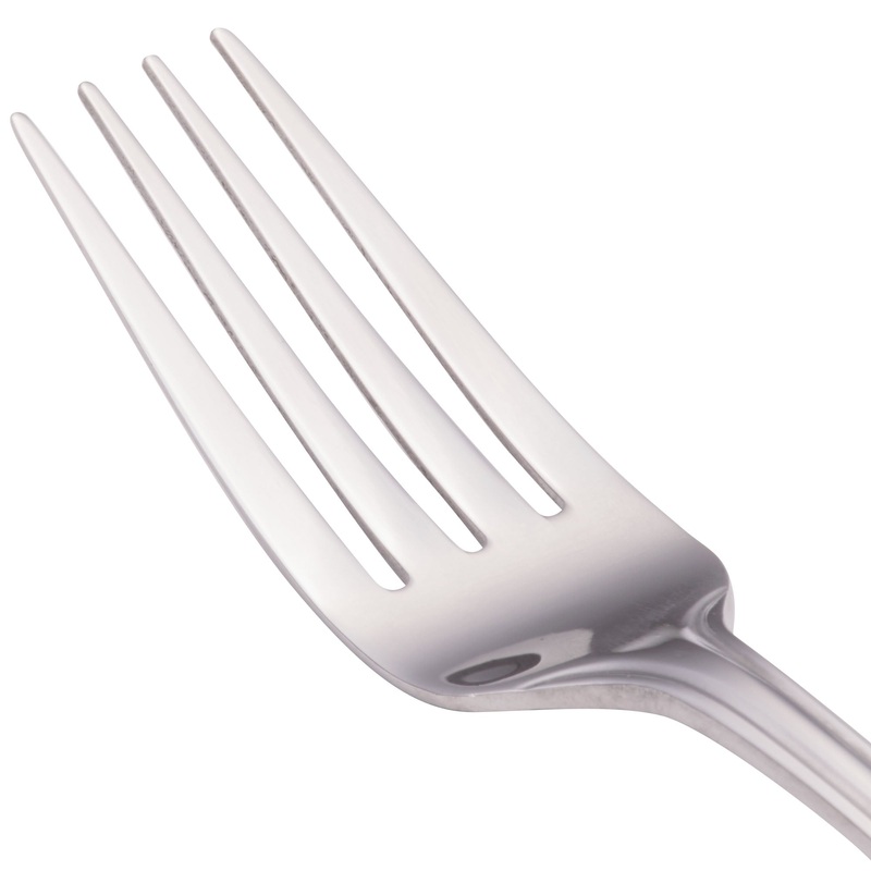 Walco 79051 Balance 8 5/8″ 18/0 Stainless Steel Heavy Weight European Table Fork – 12/Pack