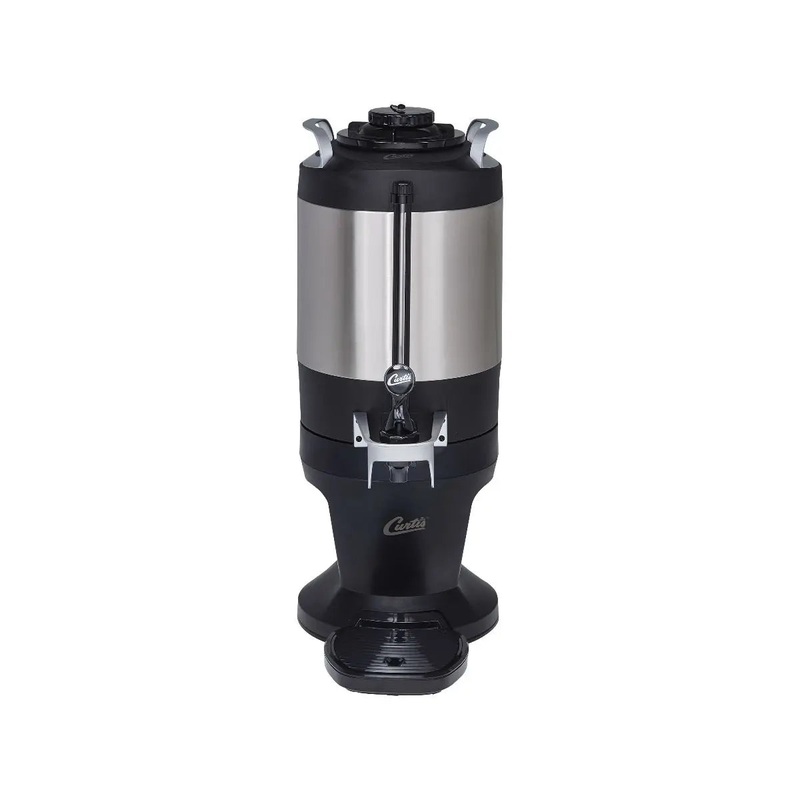 Wilbur Curtis 1.5 Gal. Insulated Dispenser with Sight Glass and Wide Mouth Lid