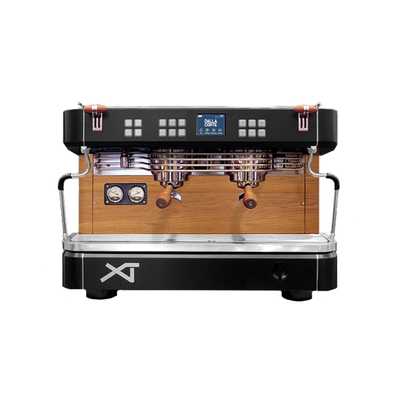 Dalla Corte XT Classic Espresso Machine – 2 Group Dark Walnut