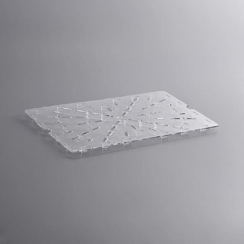 Food Storage Box Drain Shelf White Color- Food Storage Container Drain Shelf for Food Fruit Vegetables Sink Kitchen Restaurant Hotel Kitchen and Cafeteria