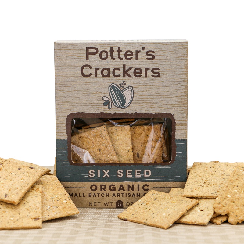Potter’s Crackers Organic Six Seed Crackers – 5 oz
