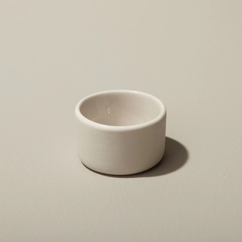 Tam Stoneware Round Cellar White